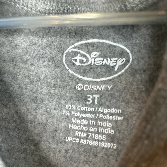 Disneys Mickeys Merry Christmas Sweatshirt Size 3T Micky Mouse Childs Unisex - Picture 5 of 5